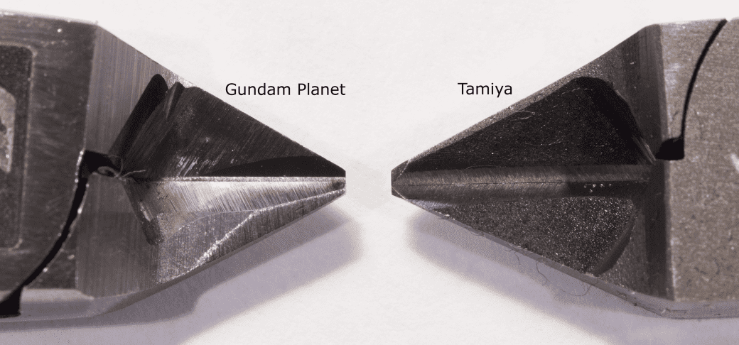 Gundam Planet Nippers and Tamiya Side Cutters close up