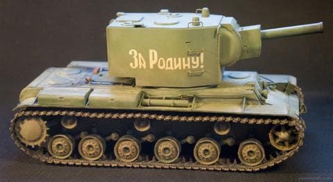 KV-2 in 1:35th scale by Zvezda - Panzercraft