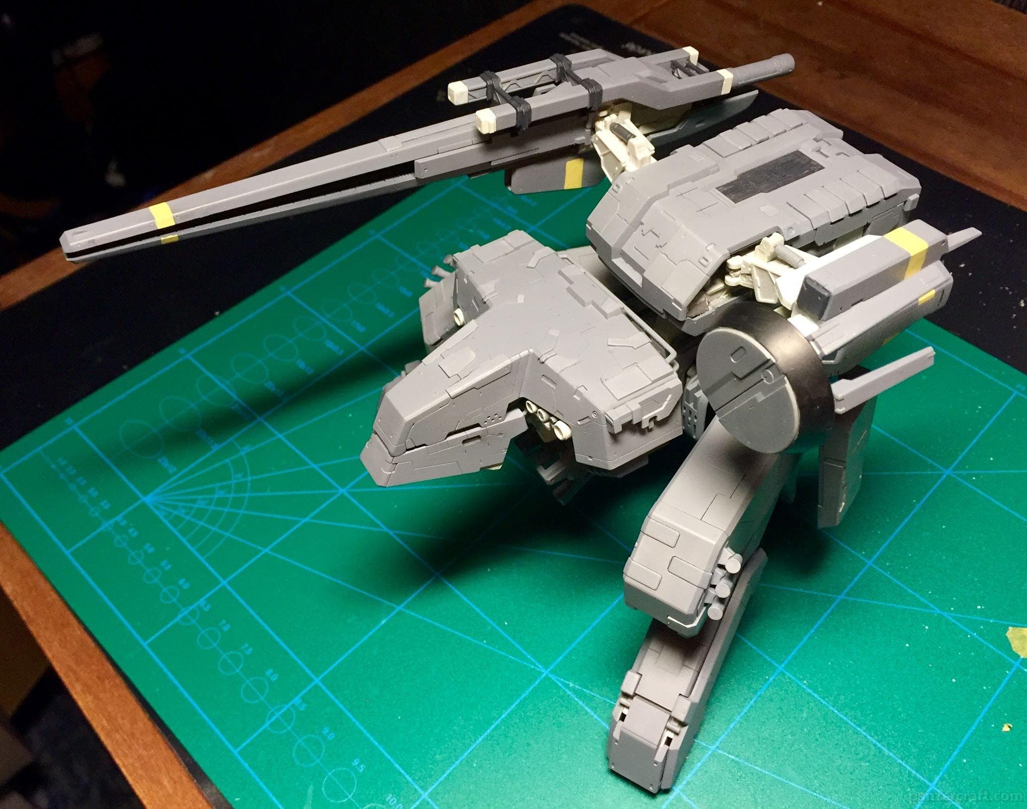 Metal Gear Rex (9) - Gray color airbrushed